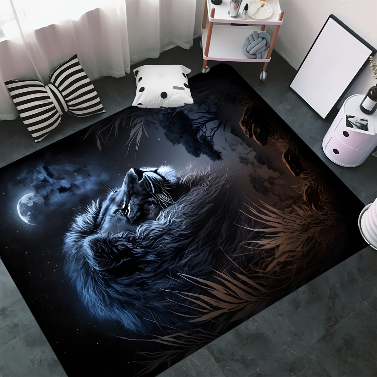 Tappeto Starry Night Lion - Ta - Home Textiles Design recensione e prezzo